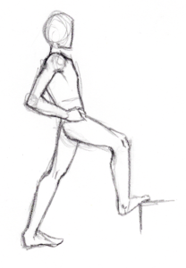 Standing Toe-Up Achilles Stretch by Aimee Cozza