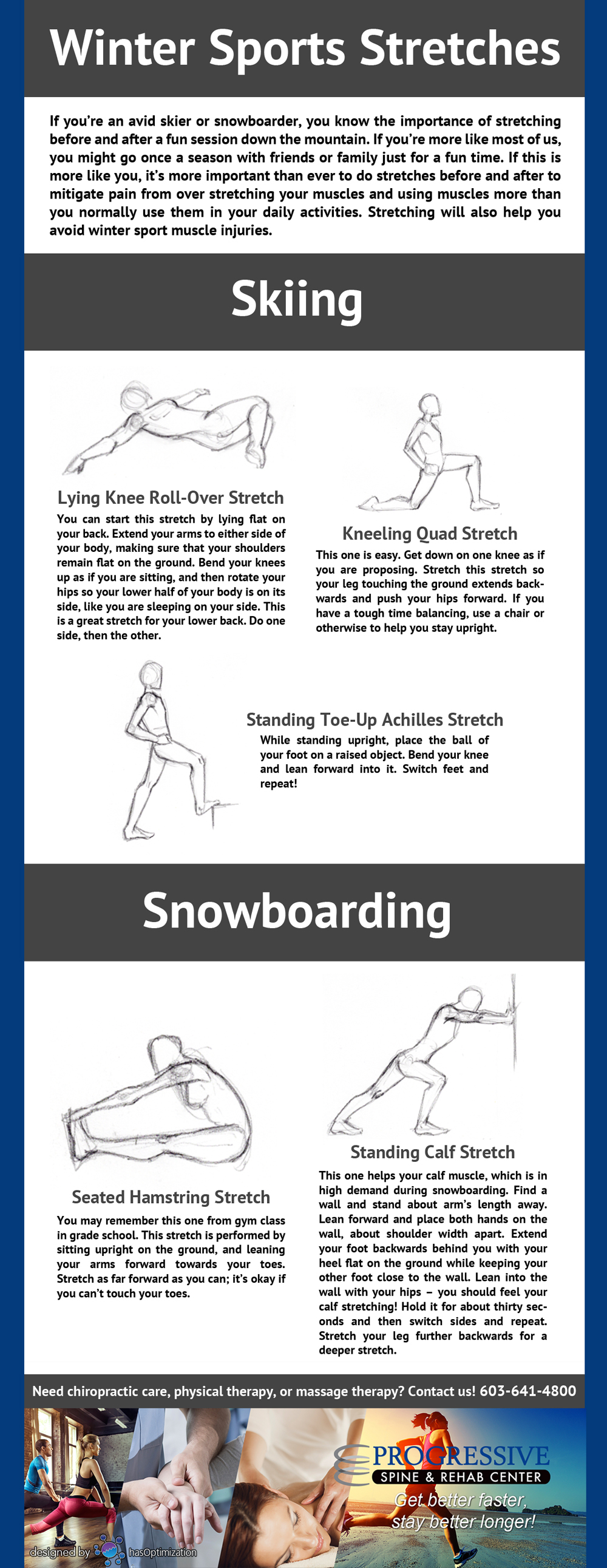 Progressive Spine Winter Sports Stretches