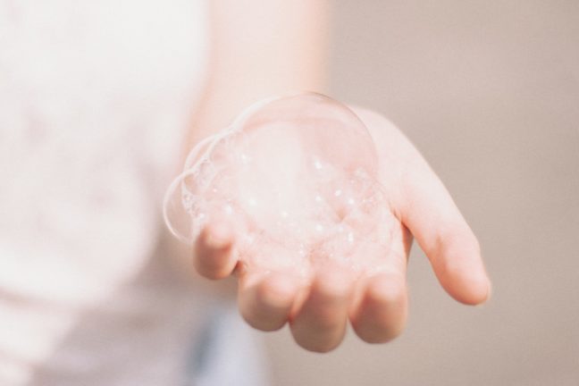 Proper handwashing